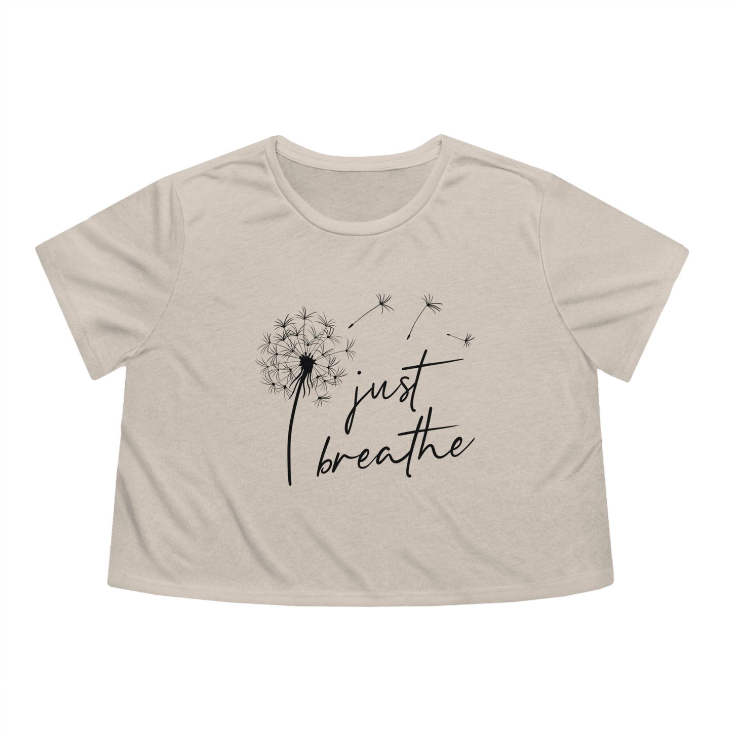 JUST BREATHE Cropped Tee